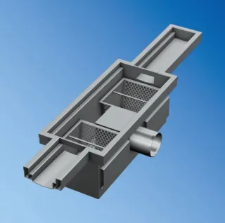 Entwässerungsrinnen aus Edelstahl Entwässerungsrinnen aus Edelstahl