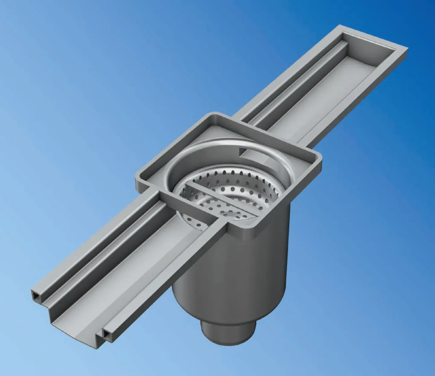 Entwässerungsrinnen aus Edelstahl Entwässerungsrinnen aus Edelstahl