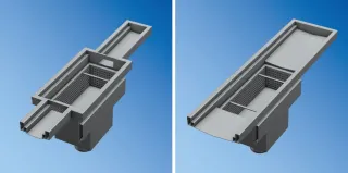 Entwässerungsrinnen aus Edelstahl Entwässerungsrinnen aus Edelstahl