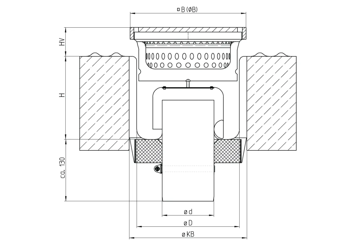 Brandschutz-Bodeneinläufe Edelstahl Brandschutz-Bodeneinläufe Edelstahl