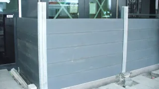 Kunststoff-Baumaterial Trimax®, glasfaserverstärkt - sortenrein - nachhaltig Kunststoff-Baumaterial Trimax®, glasfaserverstärkt - sortenrein - nachhaltig