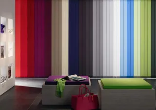 Lamellenvorhänge für den innenliegenden Sonnenschutz Lamellenvorhänge für den innenliegenden Sonnenschutz