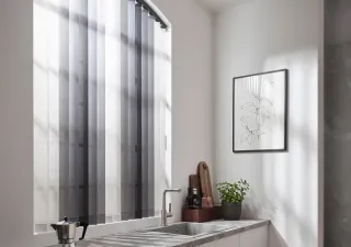 Lamellenvorhänge für den innenliegenden Sonnenschutz Lamellenvorhänge für den innenliegenden Sonnenschutz