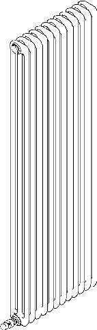 BEMM Ventil-Röhrenradiator Vera RV2