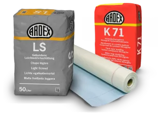 ARDEX Produkte für Rohbau, Estrichverlegung und Untergrundvorbereitung ARDEX Produkte für Rohbau, Estrichverlegung und Untergrundvorbereitung