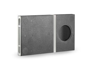 LUNOS Fassadenelement für Wandabschluss LUNOtherm