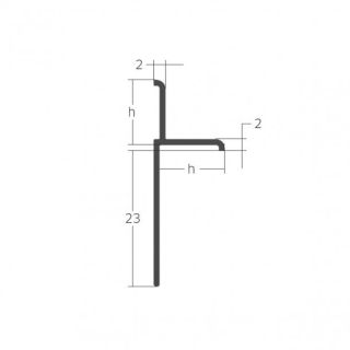BLANKE GAP, Fugenprofil, Aluminium, eloxiert Blanke Systems - BLANKE GAP, Fugenprofil, Aluminium, eloxiert