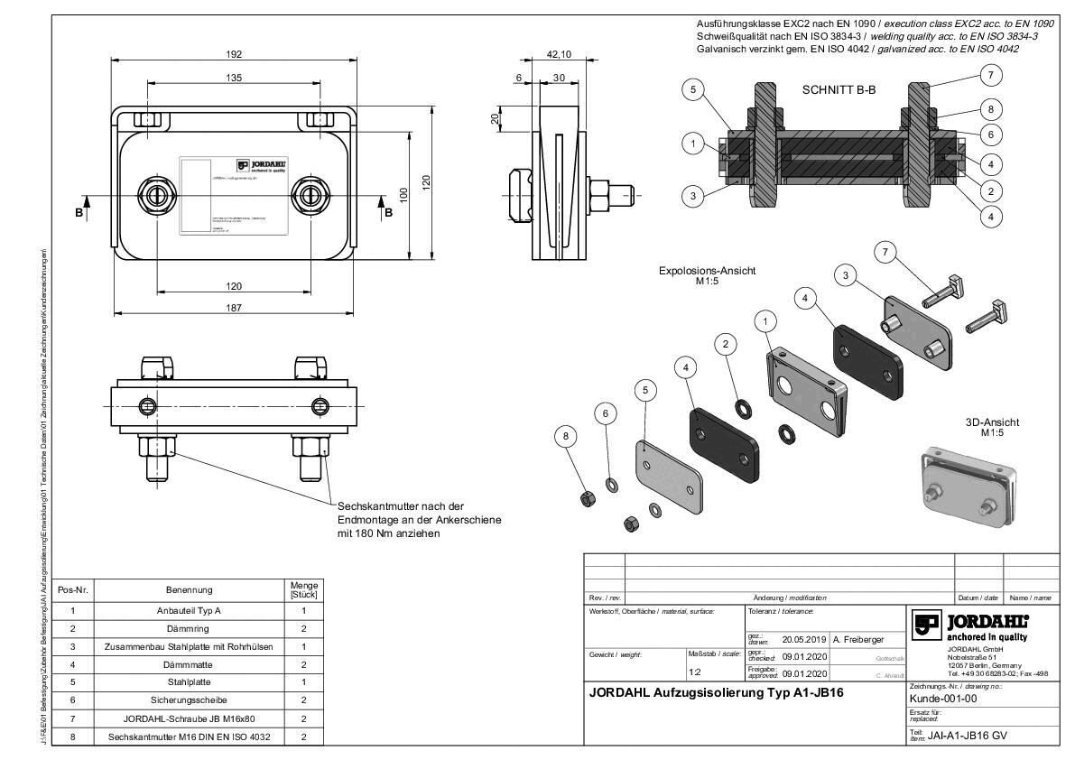 JORDAHL Aufzugisolierung JAI