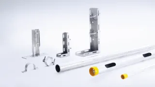 Kabel- und Leitungsführung an Decken, Wänden und auf Böden Kabel- und Leitungsführung an Decken, Wänden und auf Böden