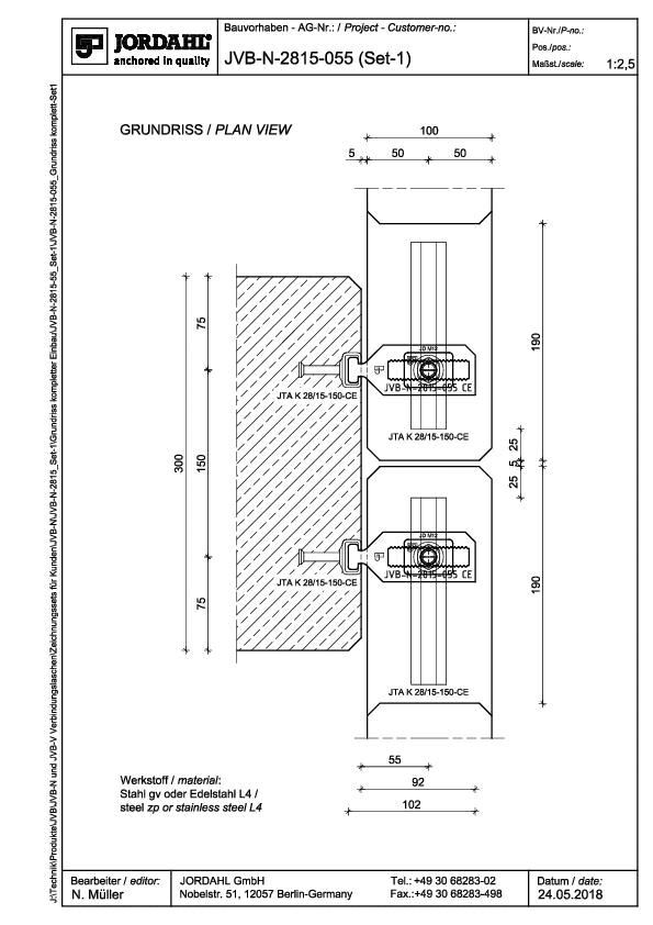 JORDAHL Verbindungslaschen