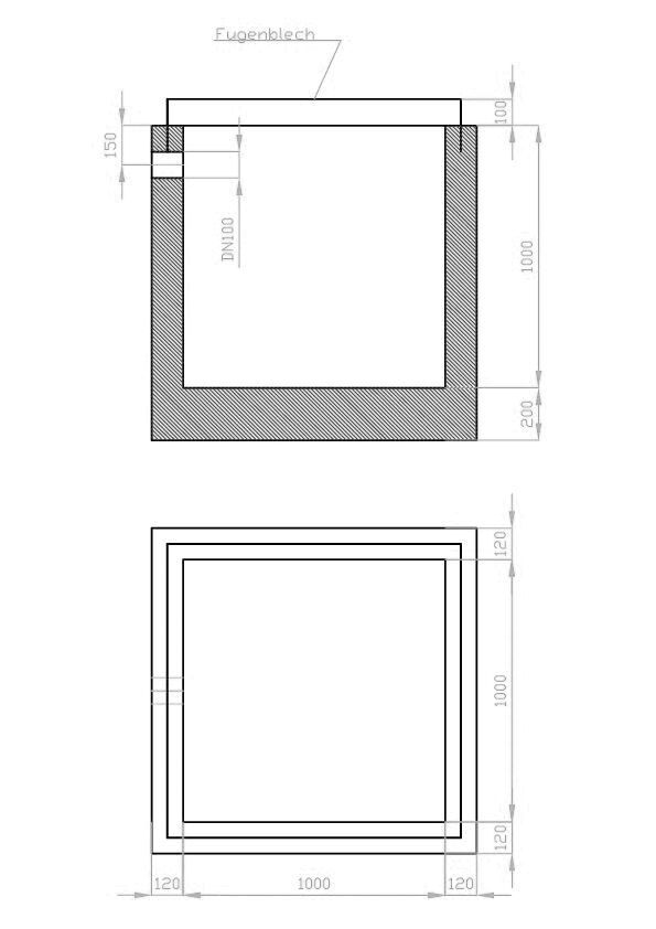Beton-Pumpensumpf MEAVECTOR