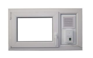 MEALUXIT Zargenfenster Fenstereinsatz mit MEALÜFT AIR MEA Bautechnik - MEALUXIT Zargenfenster Fenstereinsatz mit MEALÜFT AIR