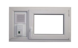 MEALUXIT Zargenfenster Fenstereinsatz mit MEALÜFT AIR MEA Bautechnik - MEALUXIT Zargenfenster Fenstereinsatz mit MEALÜFT AIR