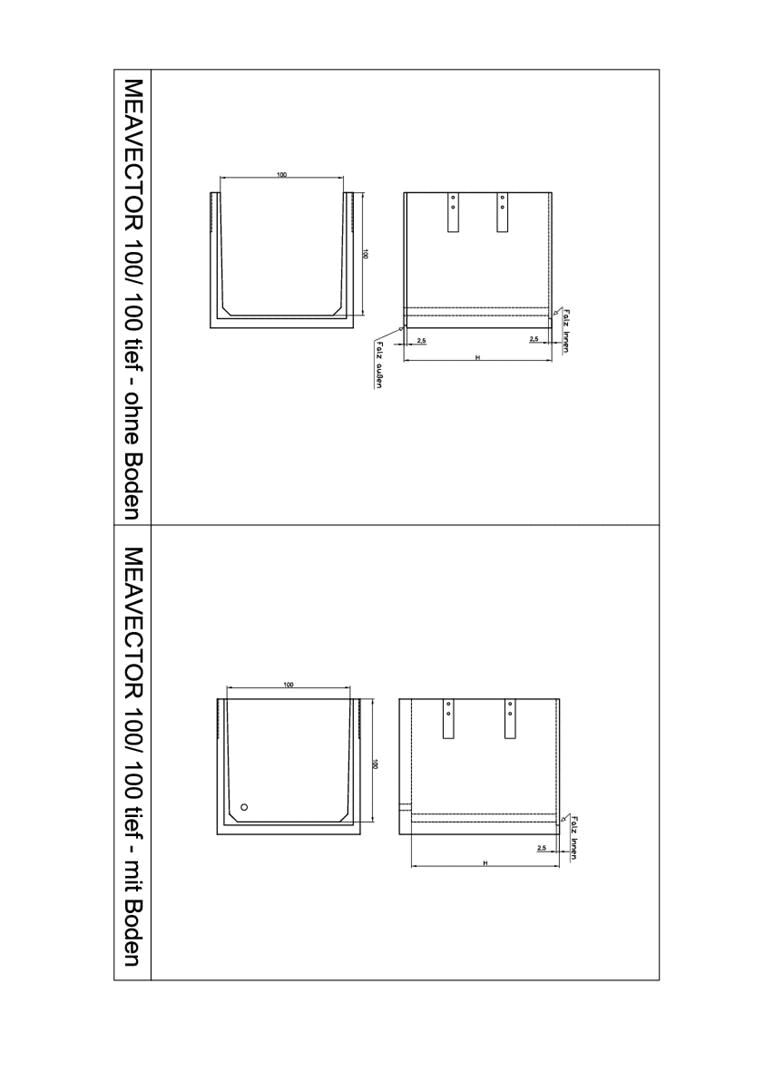 Beton-Lichtschacht MEAVECTOR