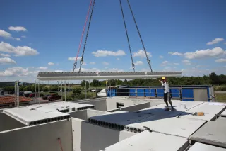 Fertigdecke DX - auch für den Hybridbau