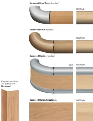 Handläufe, Wandschutzbeläge, Türschutzbeläge und Kantenschutzprofile Handläufe, Wandschutzbeläge, Türschutzbeläge und Kantenschutzprofile