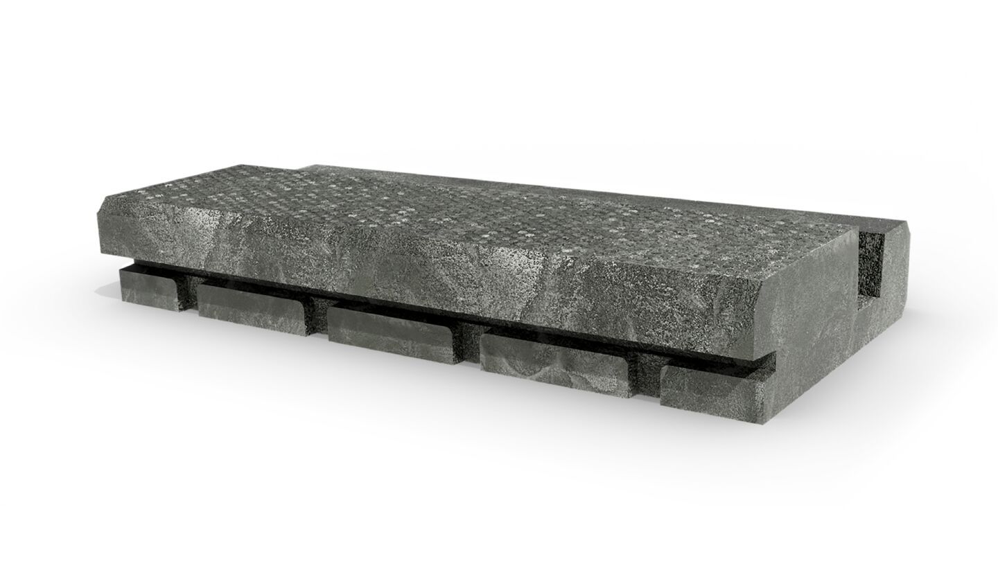 Randeinfassungen für den Sportplatzbau aus 100 % recycelten Materialien