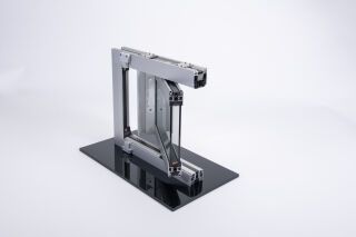 Keller minimal windows® pivot Ganzglas-Wendeflügeltür Keller minimal windows® - Keller minimal windows® pivot Ganzglas-Wendeflügeltür