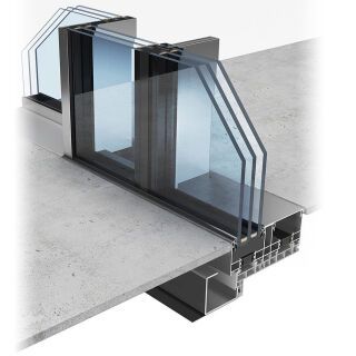 Keller minimal windows® highline Ganzglasfenster Keller minimal windows® - Keller minimal windows® highline Ganzglasfenster