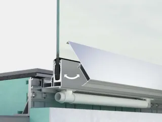 BALARDO aqua control - Glasgeländer zur kontrollierten Balkonentwässerung BALARDO aqua control - Glasgeländer zur kontrollierten Balkonentwässerung
