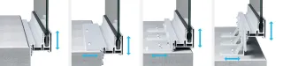 BALARDO aqua control - Glasgeländer zur kontrollierten Balkonentwässerung BALARDO aqua control - Glasgeländer zur kontrollierten Balkonentwässerung