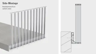 Modulares Aluminium Geländersystem BALUGA easy Modulares Aluminium Geländersystem BALUGA easy