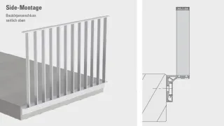 Modulares Aluminium Geländersystem BALUGA easy Modulares Aluminium Geländersystem BALUGA easy