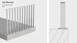 Modulares Aluminium Geländersystem BALUGA easy Modulares Aluminium Geländersystem BALUGA easy