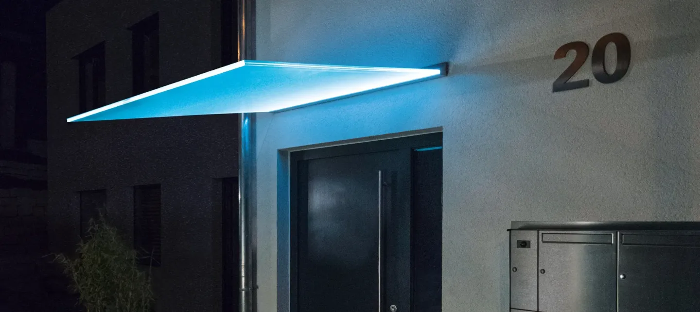 CANOPY Vordachsysteme aus Glas CANOPY Vordachsysteme aus Glas