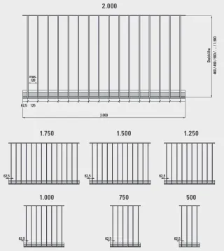 Modulares Aluminium Geländersystem BALUGA easy Modulares Aluminium Geländersystem BALUGA easy