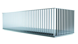 Glassline - Glassline BALUGA easy balcony französischer Balkon aus Aluminium