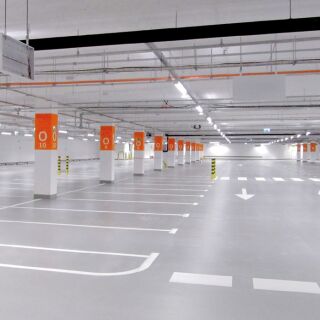 Flowcrete OS-Systeme - Oberflächenschutz und Abdichtung für Parkdecks