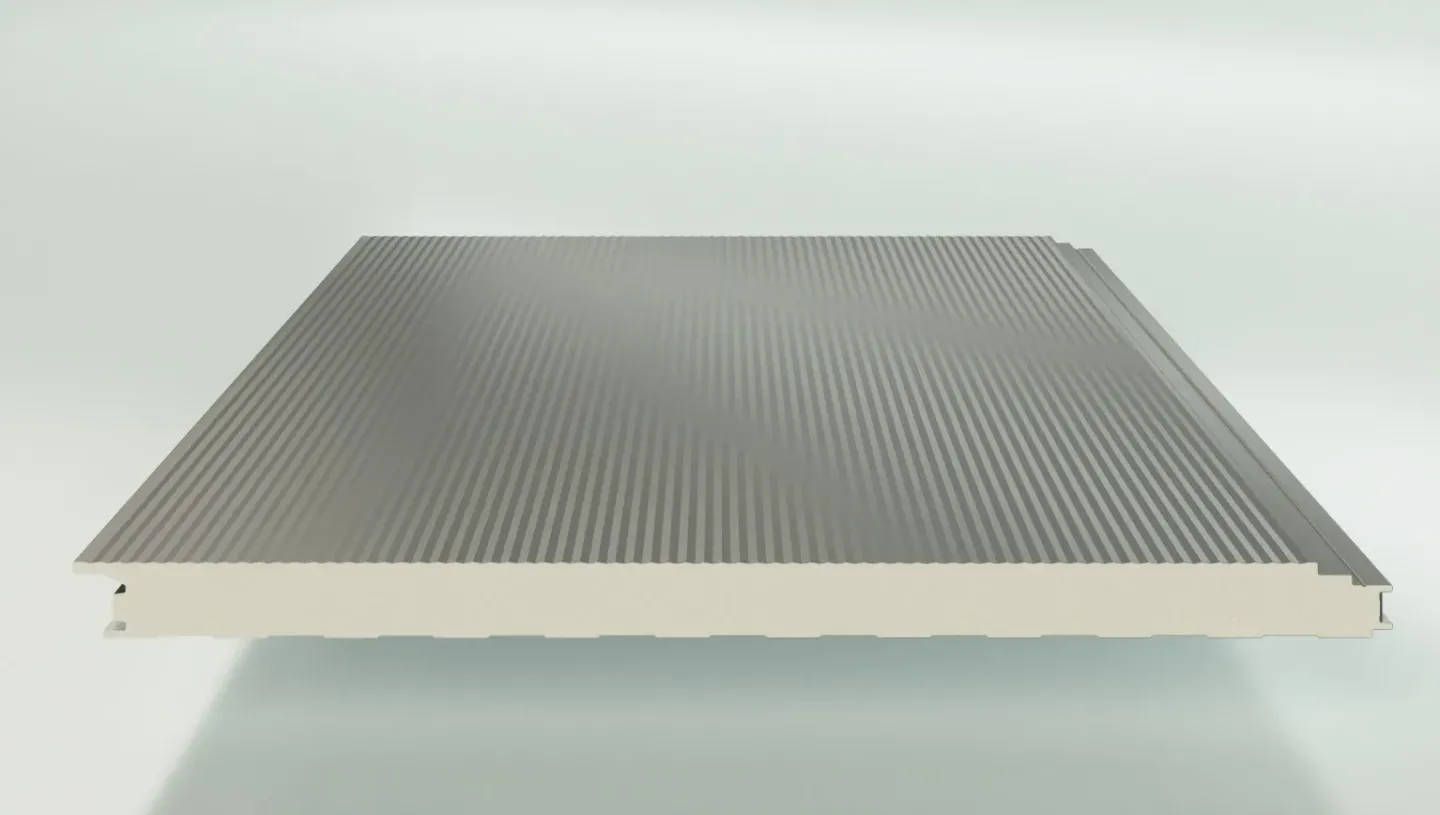 Wandpaneel mit verdecktem Befestigungssystem Wandpaneel mit verdecktem Befestigungssystem