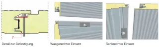 Wandpaneel mit verdecktem Befestigungssystem Wandpaneel mit verdecktem Befestigungssystem