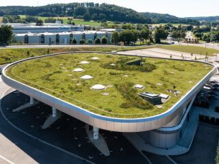 BauderGREEN Retentionsdach: Regenwasser intelligent managen