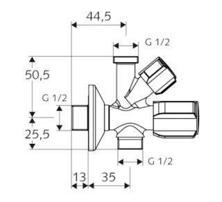 SCHELL COMFORT Eckventil SCHELL - SCHELL COMFORT Eckventil