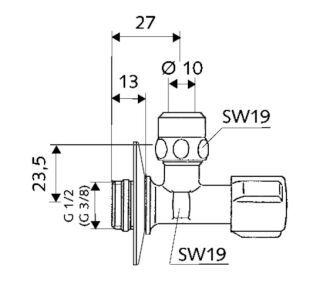 SCHELL COMFORT Eckventil SCHELL - SCHELL COMFORT Eckventil