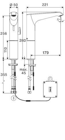 SCHELL XERIS Waschtisch-Armatur SCHELL - SCHELL XERIS Waschtisch-Armatur