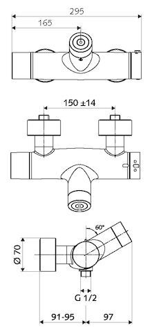 SCHELL VITUS Aufputz-Duscharmatur SCHELL - SCHELL VITUS Aufputz-Duscharmatur