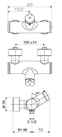 SCHELL VITUS Aufputz-Duscharmatur SCHELL - SCHELL VITUS Aufputz-Duscharmatur