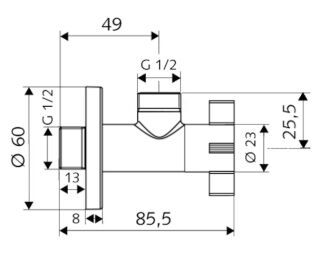 SCHELL WING Eckventil SCHELL - SCHELL WING Eckventil