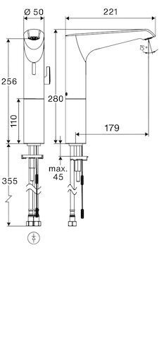 SCHELL XERIS Waschtisch-Armatur SCHELL - SCHELL XERIS Waschtisch-Armatur