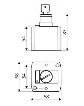 SCHELL Schlüsselschalter thermische Desinfektion SCHELL - SCHELL Schlüsselschalter thermische Desinfektion (GTIN: 4021163153354, HAN: 015380099)