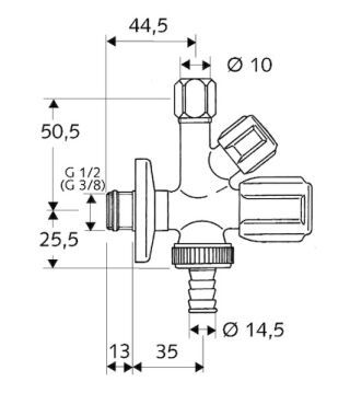SCHELL COMFORT Eckventil SCHELL - SCHELL COMFORT Eckventil