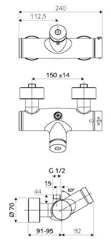 SCHELL VITUS Aufputz-Duscharmatur SCHELL - SCHELL VITUS Aufputz-Duscharmatur