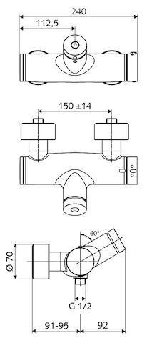 SCHELL VITUS Aufputz-Duscharmatur SCHELL - SCHELL VITUS Aufputz-Duscharmatur
