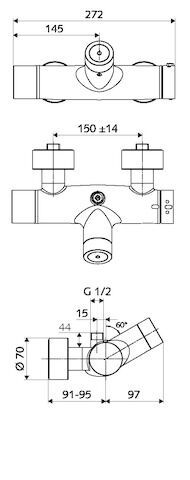 SCHELL VITUS Aufputz-Duscharmatur SCHELL - SCHELL VITUS Aufputz-Duscharmatur