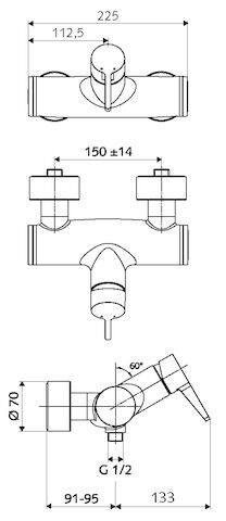 SCHELL VITUS Aufputz-Duscharmatur SCHELL - SCHELL VITUS Aufputz-Duscharmatur