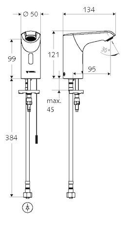 SCHELL XERIS Waschtisch-Armatur SCHELL - SCHELL XERIS Waschtisch-Armatur