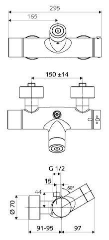 SCHELL VITUS Aufputz-Duscharmatur SCHELL - SCHELL VITUS Aufputz-Duscharmatur